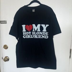 I ❤️ my hot blonde girlfriend - Men’s Tee XL